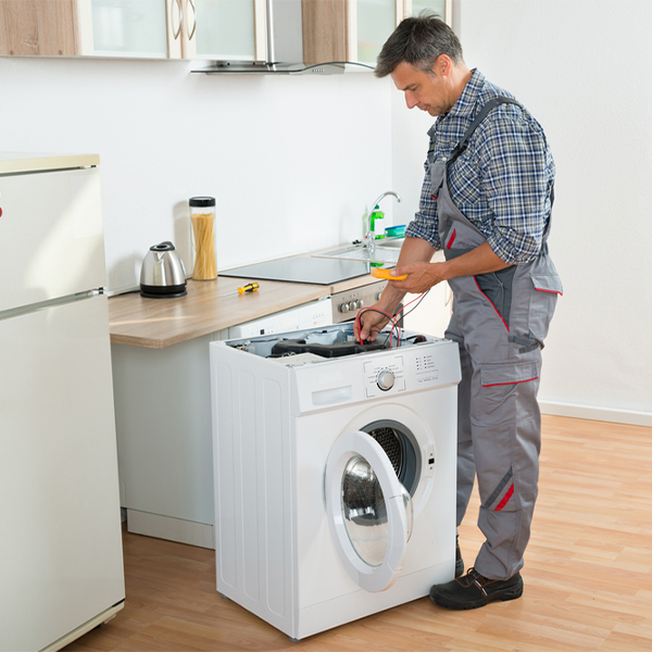 can you walk me through the steps of troubleshooting my washer issue in Meade County